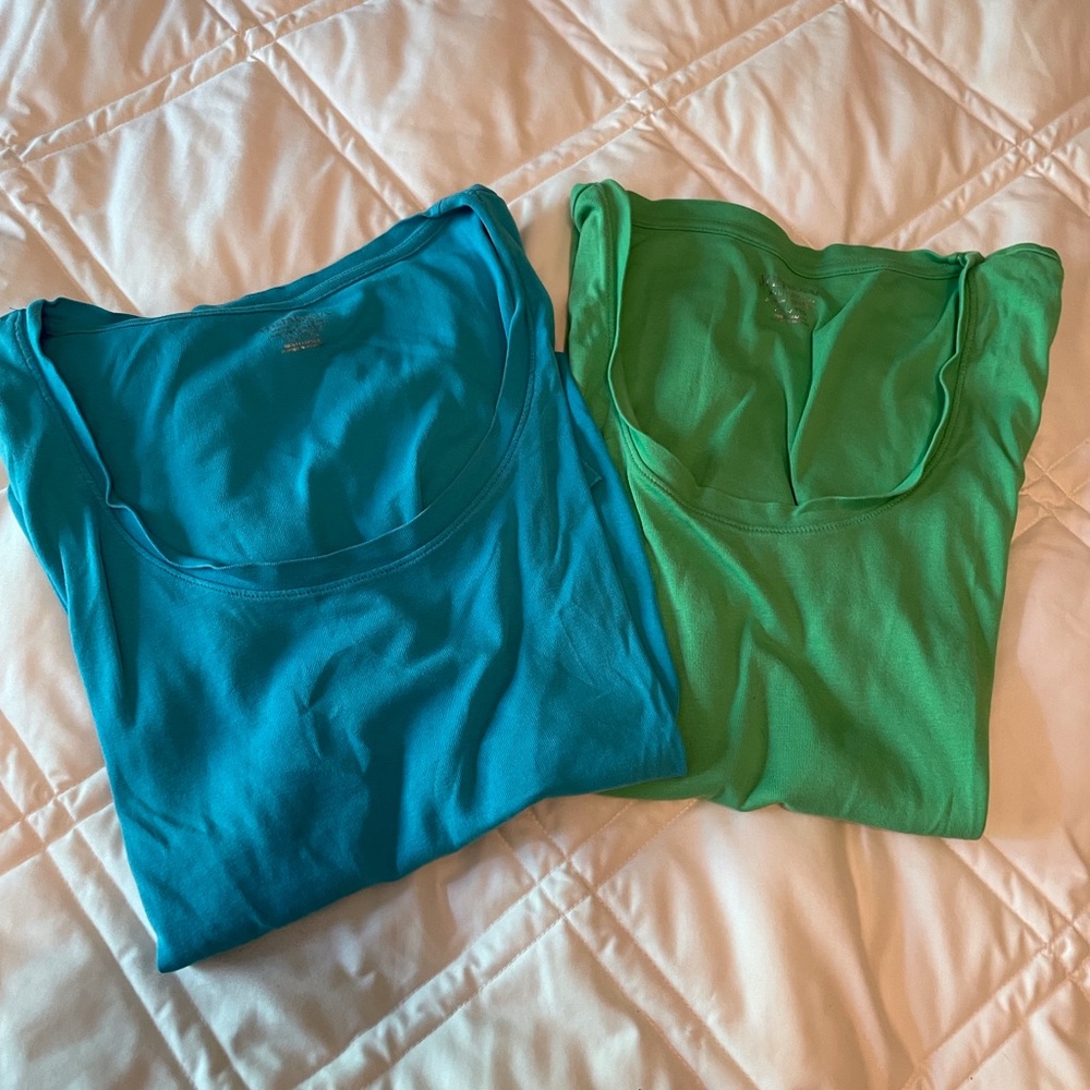 Green Cotton Short Sleeve T-shirt
